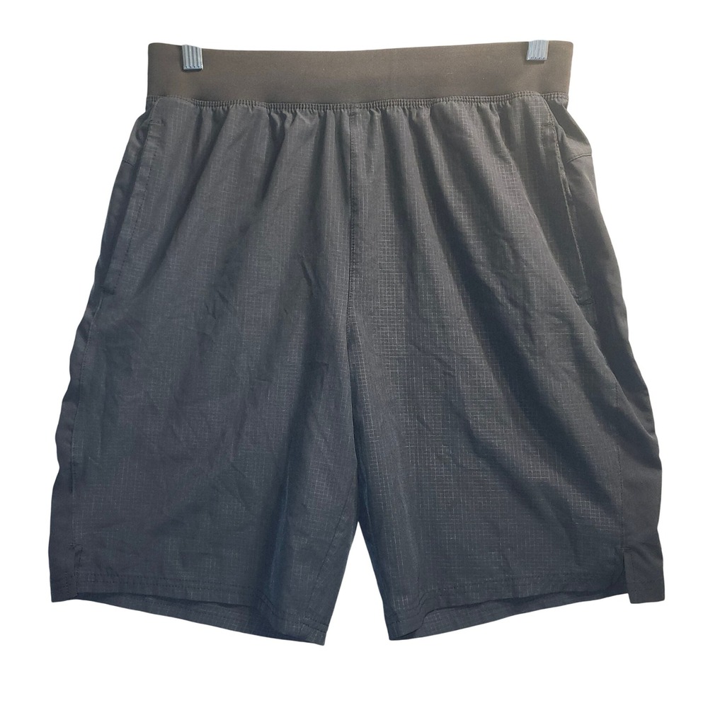 apana Athletic Shorts Woven Stretch Training Gym Running Black Size S